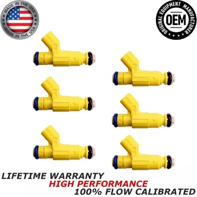 6x inyectores de combustible Bosch OEM PARA Chrysler Sebring Dodge Stratus 2003-2004 2,7 l Foto 1 de 4