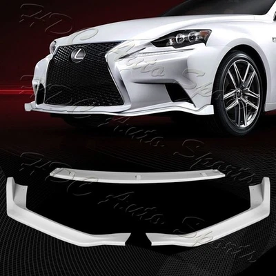 Kit de carrocería de parachoques delantero pintado blanco para Lexus IS250 IS350 F-Sport 2014-2016 labio Foto 1 de 4