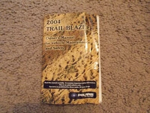 2004 Polaris Trail Blazer Owner's Operator's Manual Maintenance - Picture 1 of 3