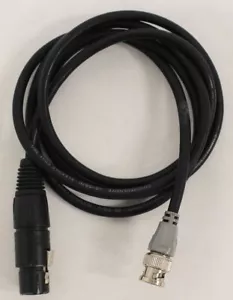 Cable coaxial flexible completo RG-59/U 75 U a hembra XLR - 4 1/2 pies pie - Imagen 1 de 4