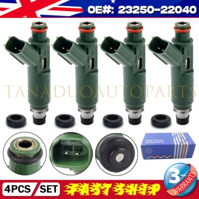 4Pcs Fuel Injector 23250-22040 For Toyota MR2 Corolla Celica Matrix Vibe 1.8L L4 - Image 1 of 4