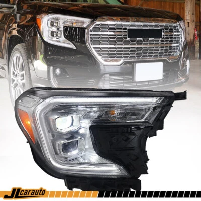 w/ Bulbs For GMC Terrain 2022-2024 Denali LED DRL Headlight Headlamp Passenger - Изображение 1 из 4