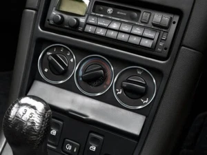 Fits Rover MG MGF 1995-2000 Aluminium Ringe für Lüftungsregler Heizungsregler x3 - Picture 1 of 6