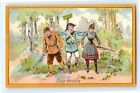 Victorian Advertising Trade Card Coup Double Chasse Reserves Chicoree   tc1-5