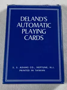 Deland's Automatic Playing Cards Complete Deck With Instructions - Picture 1 of 3