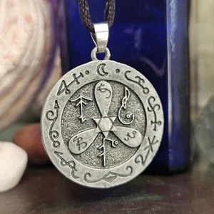 Ciondolo Esilio Sigillo Talismano Collana Protezione Spirituali Gioielli in Scatola - Foto 1 di 18