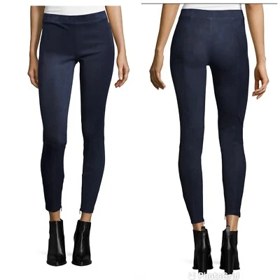 Leggings Vince de gamuza elástica con puño con cremallera en azul marino talla mediana ¡Nuevos con etiquetas! Foto 1 de 4