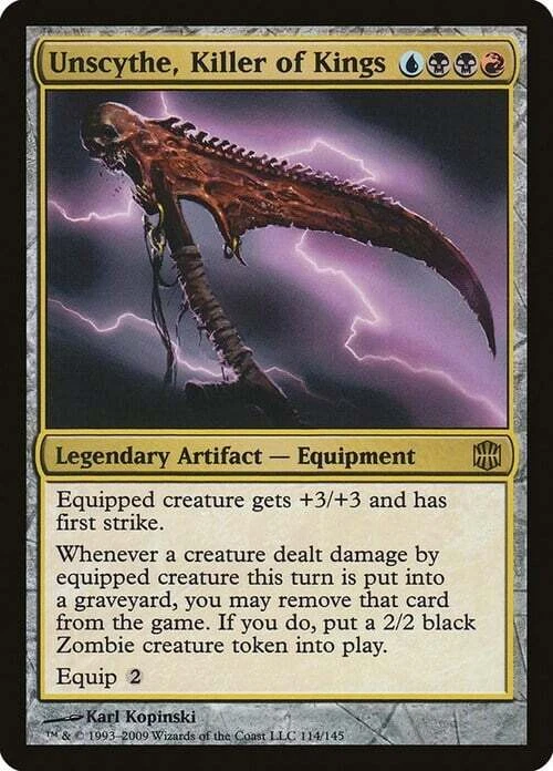 Magic The Gathering MTG UNSCYTHE, KILLER OF KINGS Alara Reborn NM Near Mint - Image 1 of 1