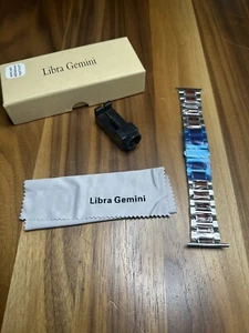 Apple Watch Band 42/43mm Wood/Metal - Picture 1 of 3