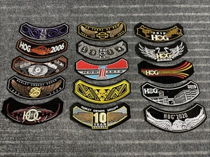 (15) HOG Harley Davidson Owners Group Member Rocker Patches HD 2004-2020 - Picture 1 of 3