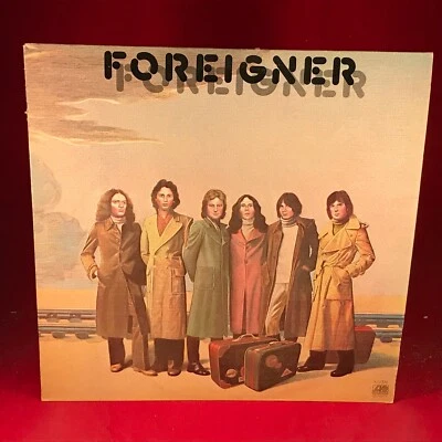 FOREIGNER Foreigner 1977 vinyl LP + INSERT Feels Like The First Time cold as Ice - Image 1 of 4