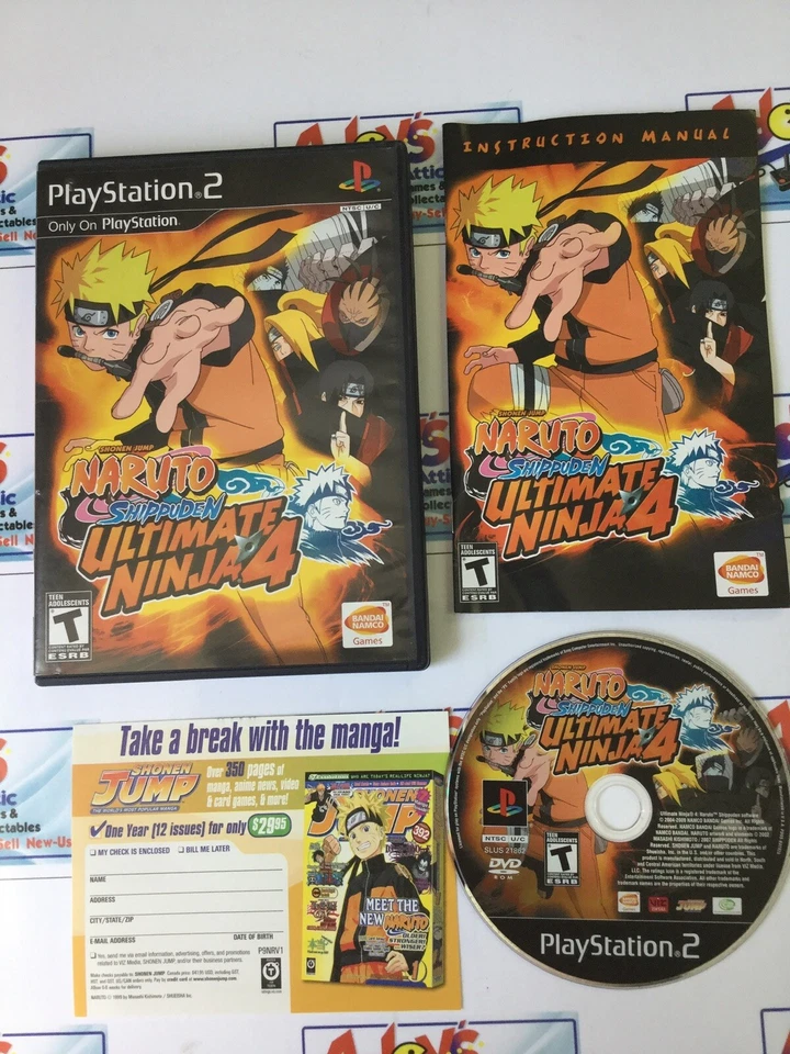 Ultimate Ninja 4: Naruto Shippuden (Sony PlayStation 2, 2009) Foto 1 de 1