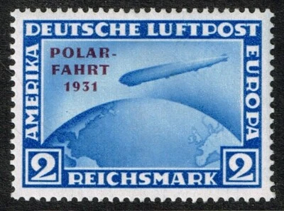 Germany Scott C41 MHR XF Zeppelin Polar Flight - Image 1 of 2