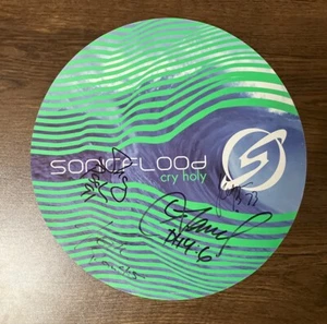 Sonicflood Signed Cry Holy Circular Double Sided Poster Autographed 12” - Picture 1 of 7