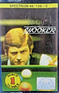 SINCLAIR ZX SPECTRUM -- STEVE DAVIS SNOOKER (BLUE RIBBON) - Picture 1 of 2
