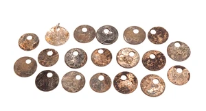 VINTAGE ANTIQUE COLLECTIBLE COAL MINERS METAL ID TAG LOT (19) - Picture 1 of 6