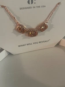 Bomb Party RBP8328 Loving This Life Smokey Topaz Rose Gold Plating - Picture 1 of 4