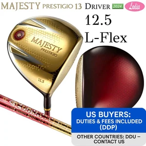 Ladies Majesty Prestigio XIII 13 Driver 1W 12.5 L-Flex TL760 w/Headcover Women - Picture 1 of 10