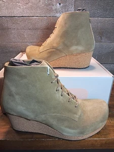 Papillio by Birkenstock Mujer Edith Verde Gamuza Botines Zapatos 41 - Imagen 1 de 10