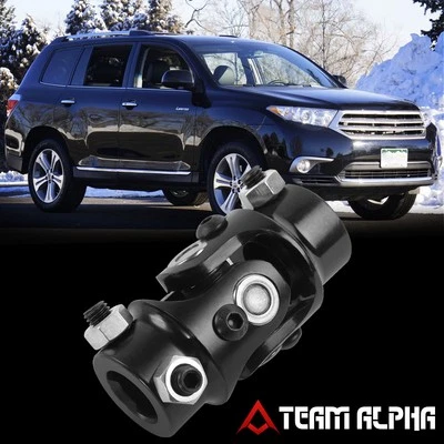 Eje de dirección universal DD de 3/4"30 Spline a 3/4" Junta en U ángulo negro 38 grados Foto 1 de 4