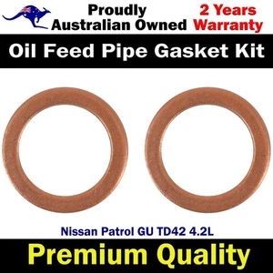 Oil Feed Pipe Gasket Kit For Nissan Patrol GU TD42 4.2L - Picture 1 of 2
