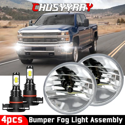 Kit de luces antiniebla LED para parachoques para Chevrolet Silverado 2500 2015-2019 2500HD Foto 1 de 4