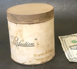 Rare boîte à cigares Harry A. Tint Philadelphia ancienne 1900 vintage étiquette papier - Photo 1/8