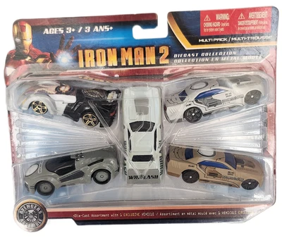Iron Man 2 Diecast 1:64 Colección Multi Pack-5 coches Foto 1 de 2