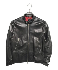 VALENTINO single sheepskin leather jacket Size: 44 Black Men 0000009989 01 - Picture 1 of 7