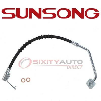 Sunsong Front Right Brake Hydraulic Hose for 1994-2001 Chrysler LHS - Hoses ox - Image 1 of 4