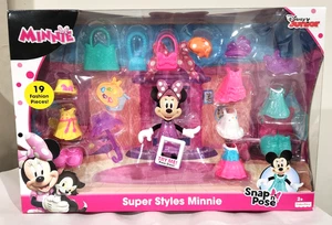 DISNEY JUNIOR SUPER STYLES MINNIE 19 FASHION PIECES GIRLS 2+ - Picture 1 of 2