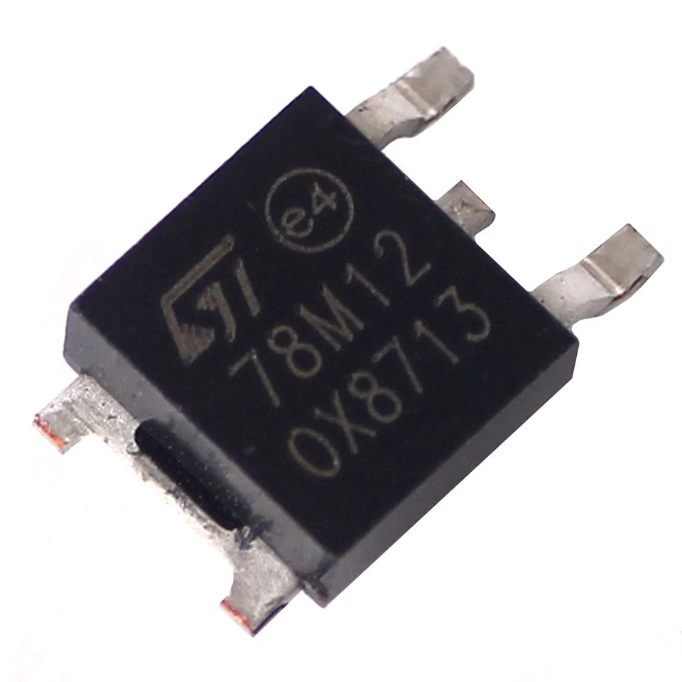 10 x 78M12 500mA 12V Voltage regulator SMD SO252 (D-PAK) - Image 1 of 3