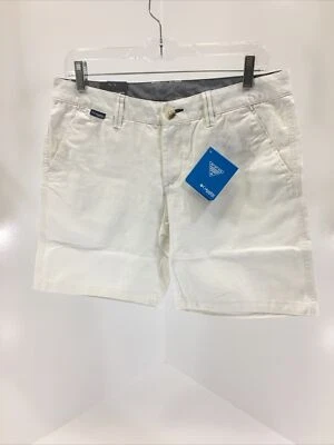 Pantalones Cortos Columbia Haborside de Lino para Mujer PFG Blanco Talla 8 Ajuste Regular Nuevos con Etiquetas Foto 1 de 4