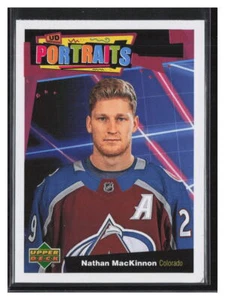 Nathan MacKinnon 2020-21 Upper Deck UD Portraits #P-12 Colorado Avalanche - Picture 1 of 2