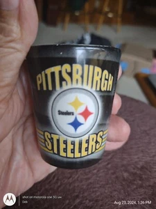 NEW Pittsburgh Steelers Shot Bar Liquor Glass FREE SHIPPING - Picture 1 of 6