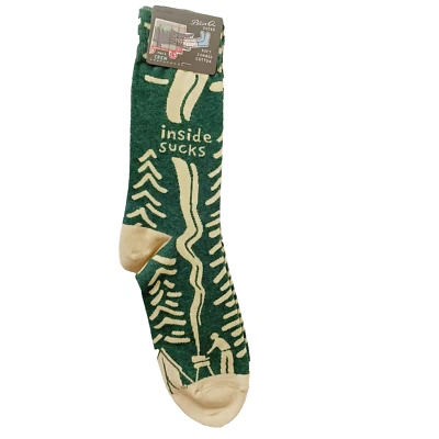 Calcetín Azul Q Crew Hombres Mujeres Interior Chupa Madera Camping Parrilla Bosque Nuevo con Etiquetas NUEVO Foto 1 de 4