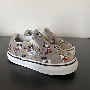 Vans X Disney Mickey Mouse Kleinkind Slipper Canvas Schuhe Sneaker Größe 5 Kleinkind - Bild 1 von 9