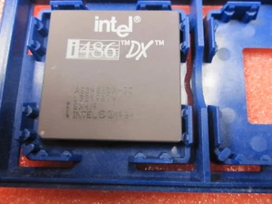 intel Pentium i486 SX A80486SX-33 SX680 INTEL 1989 Ceramic Processor - Picture 1 of 1