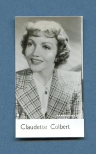 1940 CT Bridgewater Card #9 CLAUDETTE COLBERT Actress IT HAPPENED ONE NIGHT - Picture 1 of 2