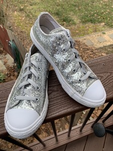 silver converse ebay