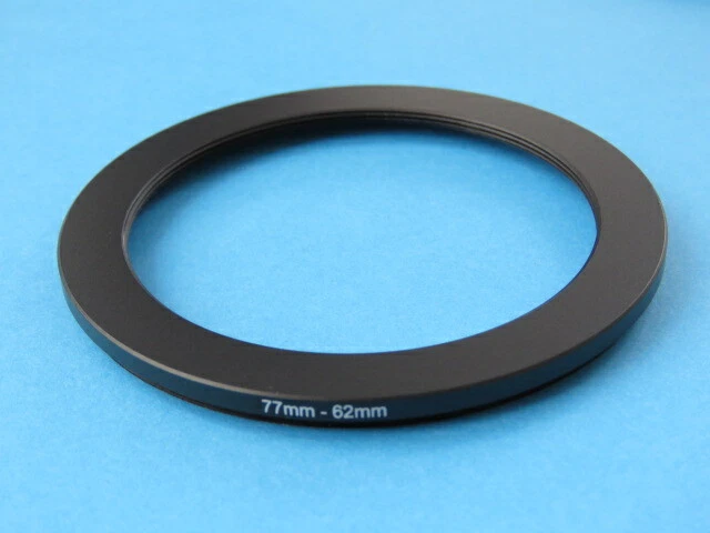 77mm to 62mm Stepping Step Down Ring Camera Lens Filter Adapter Ring 77-62mm - Image 1 of 2