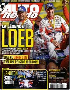 AUTO HEBDO n°2189 31/10/2018 GP MEXIQUE WRC ESPAGNE ELMS PORTIMAO IGTC CALIFORNI - Imagen 1 de 1