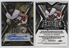 2023 Leaf Exotic Peacock Prismatic /10 Charlie Jones #BA-CJ1 Rookie Auto RC