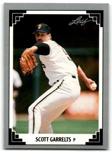 1991 LEAF SCOTT GARRELTS SAN FRANCISCO GIANTS #5