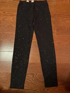 Gap Kids Black Galaxy Sparkle Legging Girls Size Large 10 Brand new - Picture 1 of 4