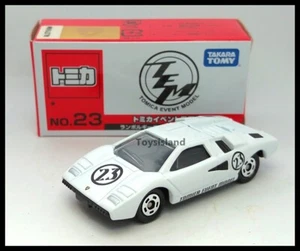 TOMICA EVENT MODEL 23 LAMBORGHINI COUNTACH LP400 1/61 TOMY NEW WHITE 2016 - Picture 1 of 4
