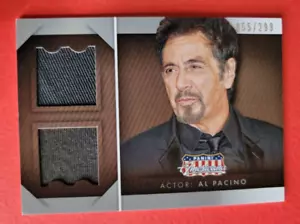 Al Pacino WORN RELIC CARD #d55/299 2015 AMERICANA Godfather MICHAEL CORLEONE - Picture 1 of 3