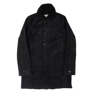 CARHARTT WIP Fleece Lined Mens Trench Jacket Black XS - Picture 1 of 6