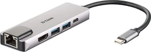 D-Link DUB-M520 Notebook-Dockingstation & Portreplikator Kabelgebunden Thunderbo - Afbeelding 1 van 3
