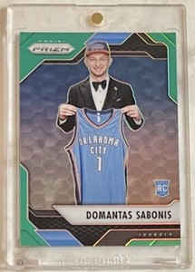 Domantas Sabonis 2016-17 Panini Prizm  Basketball Green Prizm RC #255